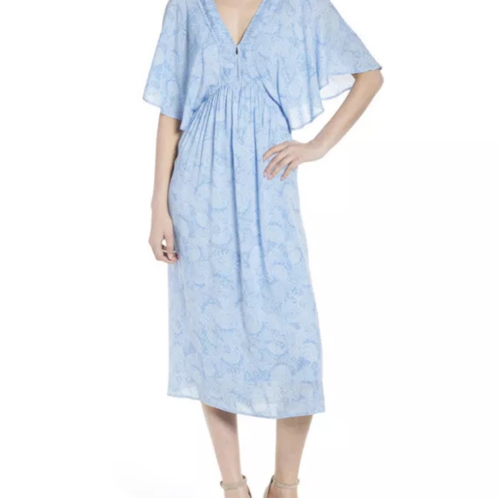 HINGE Kimono Sleeve Dress Sz M